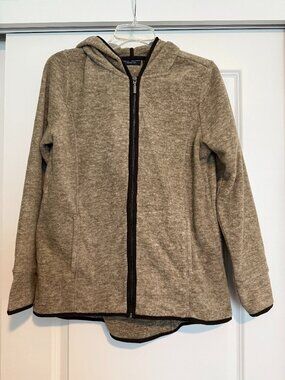 Susan Graver Weekend Polar Fleece Zip Front Jacket Small